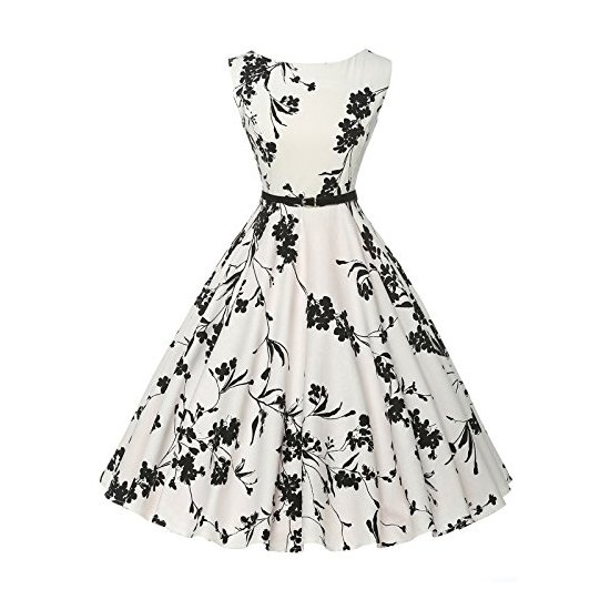 50年代的复古性感连衣裙